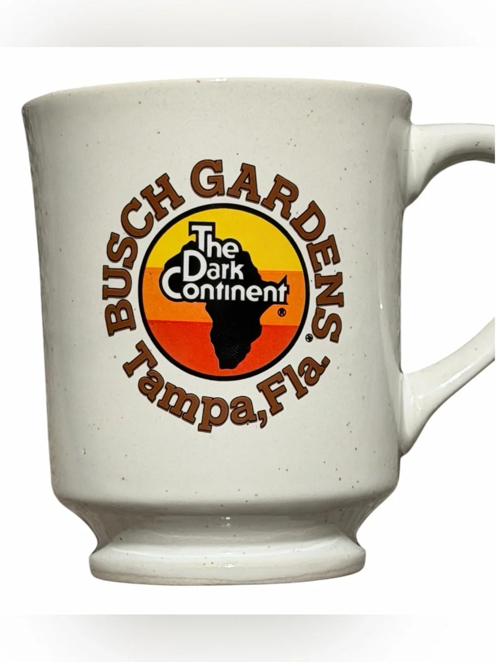 Vintage Busch Gardens Dark Continent Tampa FL Theme Park Souvenir Coffee Mug MCM
